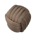 Pufa design pleciony tapicerowana aksamitem styl nowoczesny Softy 