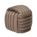 Pufa design pleciony tapicerowana aksamitem styl nowoczesny Softy 