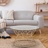 Okrągły stolik kawowy z rattanu i szkła 75x44,5 cm Panama Circle Sprzedaż