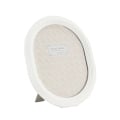Owalna ramka na zdjęcia z białej żywicy 20x25 cm Ovally Promocja
