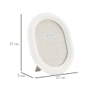 Nowoczesna owalna ramka na zdjęcia stojąca 25x20cm Ovally Katalog