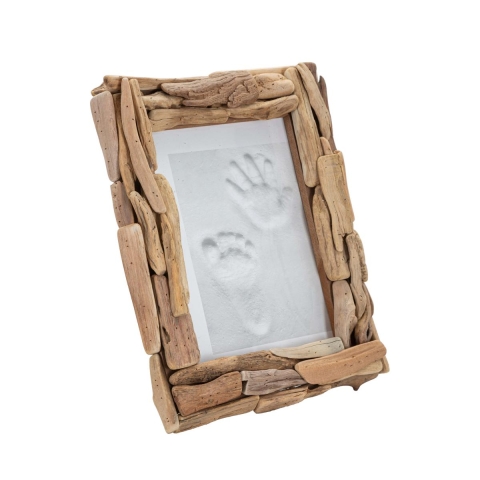 Ramka na zdjęcia stojąca drewniana prostokątna 21x26cm Nature Promocja