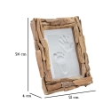 Ramka na zdjęcia stojąca drewniana prostokątna 21x26cm Nature Katalog
