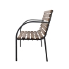 Ławka z drewna świerkowego i stali 120x58x83 cm Kovek Oferta