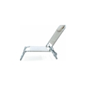 Składane leżak plażowy z poduszką, aluminiowy, model Grecia Oferta
