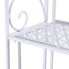 Scaffale 4 ripiani richiudibile in ferro 60,5x28xh.167cm bianco Ravun Sprzedaż