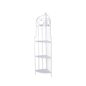 Angoliera 4 ripiani richiudibile in ferro 49x33xh.167cm bianco Alba Promocja