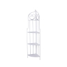 Angoliera 4 ripiani richiudibile in ferro 49x33xh.167cm bianco Alba Promocja