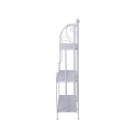 Składany regał metalowy 3 półki 60,5x28x127 cm biały Karnel Sprzedaż