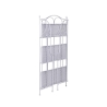 Scaffale 3 ripiani richiudibile in ferro 60,5x28xh.127cm bianco Karnel Katalog