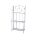 Składany regał metalowy 3 półki 60,5x28x127 cm biały Karnel Promocja