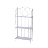Scaffale 3 ripiani richiudibile in ferro 60,5x28xh.127cm bianco Karnel Promocja
