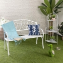 Angoliera 3 ripiani richiudibile in ferro 49x33xh.127cm bianco Veska Sprzedaż