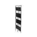 Scaffale da esterno 4 ripiani in ferro battuto richiudibile Durak Katalog