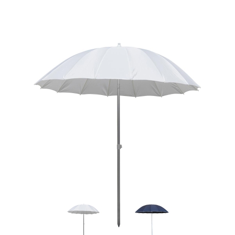 Parasol plażowy Ø2,4 m aluminiowy, 16 żeber, odchylany Shangai Promocja
