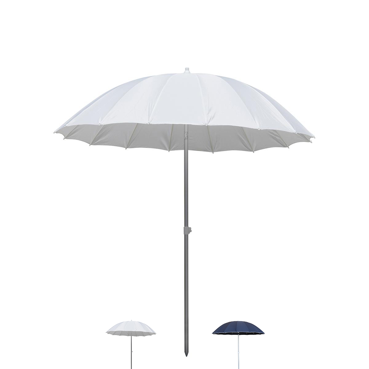 Parasol plażowy Ø2,4 m aluminiowy, 16 żeber, odchylany Shangai Promocja Parasol plażowy Ø2,4 m aluminiowy, 16 żeber, odchylany Shangai Promocja