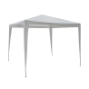 Gazebo 3x3 idrorepellente montaggio rapido con kit bianco Tropico Rabaty