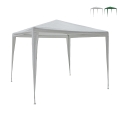 Gazebo 3x3 idrorepellente montaggio rapido con kit bianco Tropico Promocja