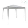 Gazebo 3x3 idrorepellente montaggio rapido con kit bianco Tropico Promocja