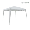 Gazebo estensibile verde 3x3 in alluminio richiudibile Rapido Promocja
