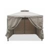 Gazebo idrorepellente 3x3m 4 tende laterali ferro tortora Tangeri Sprzedaż