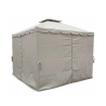 Wodoodporny pawilon 3x3m z 4 bocznymi zasłonami, metalowy, taupe, model Tangeri Katalog