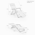 Rozkładane krzesło plażowe Emily Lux Zero Gravity 