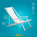 4 składane krzesła plażowe Riccione Gold Lux ​z podłokietnikami Zakup