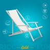 4 składane krzesła plażowe Riccione Gold Lux ​z podłokietnikami Zakup