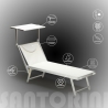 Profesjonalny aluminiowy leżak plażowy Santorini 