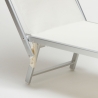 Profesjonalny aluminiowy leżak plażowy Santorini 