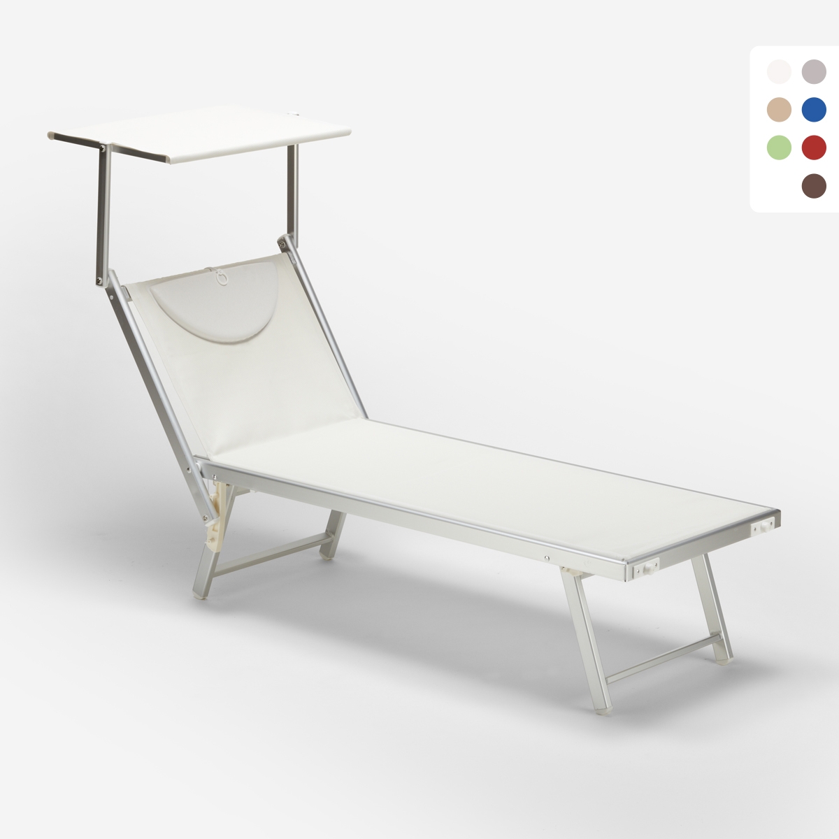 Profesjonalny aluminiowy leżak plażowy Santorini Promocja Profesjonalny aluminiowy leżak plażowy Santorini Promocja