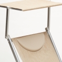 Zestaw 2 aluminiowych leżaków plażowych profesjonalne Santorini 