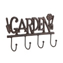 Wieszak ścienny żeliwny z 4 haczykami Garden Sprzedaż