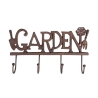 Wieszak ścienny żeliwny z 4 haczykami Garden Promocja