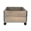 Drewniana donica na rośliny FSC z kółkami 59x39,2x25,2 cm Sprzedaż