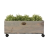 Drewniana donica na rośliny FSC z kółkami 59x39,2x25,2 cm Sprzedaż