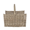 Kosz na drewno z wikliny z uchwytem 45,8x36x51,5 cm Sprzedaż