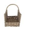 Kosz na drewno z wikliny z uchwytem 45,8x36x51,5 cm Katalog