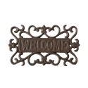 Zewnętrzna ozdobna tabliczka Welcome z żeliwa Promocja