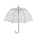 Przezroczysty parasol z wzorem w pszczoły i kwiaty Promocja