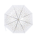 Przezroczysty parasol z wzorem w pszczoły i kwiaty Oferta