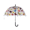 Przezroczysty parasol z kolorowymi motylami Promocja