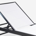 Zestaw 20 leżaków ogrodowych z aluminiowymi kołami Rimini 