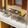 Zestaw stół 50x100 cm i 2 składane krzesła żelazne Balcony Sprzedaż