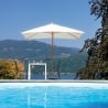 Parasol ogrodowy 3x3m z bambusowym masztem przeciwwiatrowym Khumat Sprzedaż