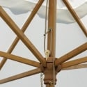 Parasol ogrodowy 3x3m z bambusowym masztem przeciwwiatrowym Khumat Oferta