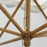 Parasol ogrodowy 3x3m z bambusowym masztem przeciwwiatrowym Khumat Oferta