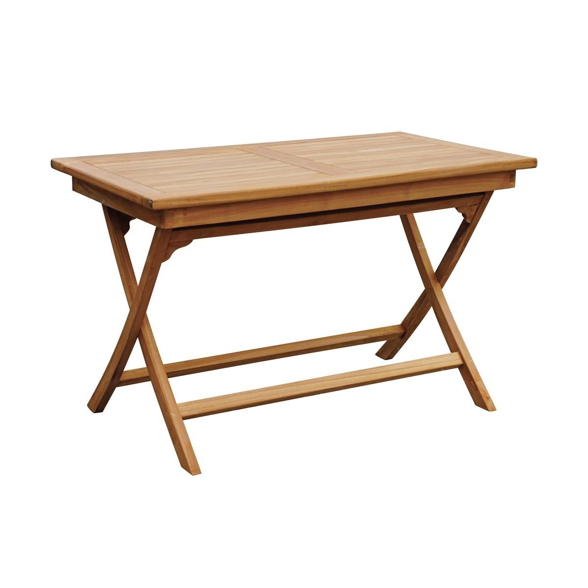Składany stół ogrodowy z drewna tekowego 80x120 cm Lipari Promocja Składany stół ogrodowy z drewna tekowego 80x120 cm Lipari Promocja