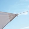 Trójkątna żagiel słoneczny 3,6 x 3,6 x 3,6m Solar na zewnątrz Promocja